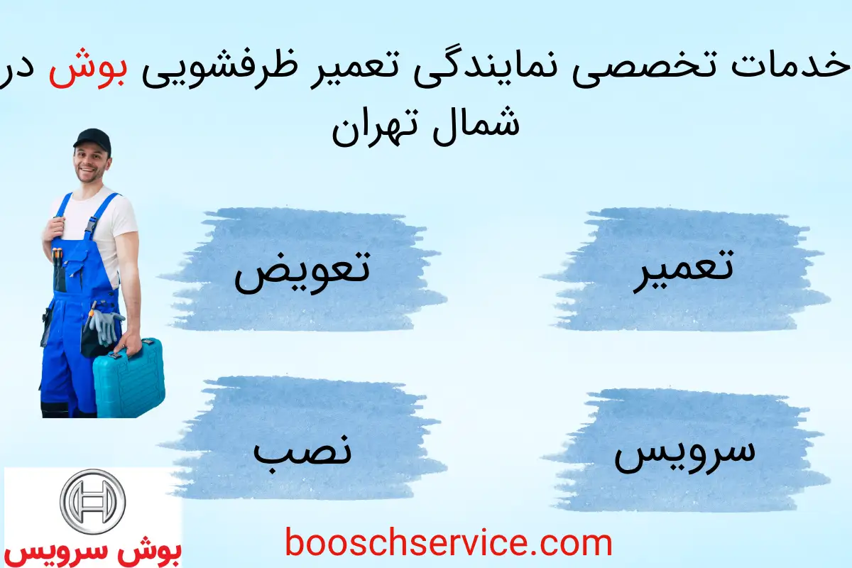 خدمات تعمیر ظرفشویی بوش در شمال تهران